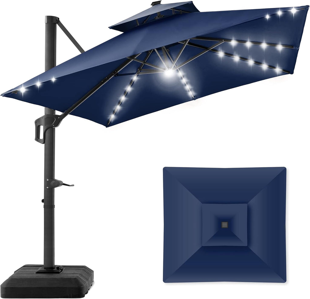 Best Choice Products 10x10ft 2-Tier Square Cantilever Patio Umbrella – My Store