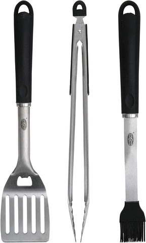 Kingsford Stainless Steel 3 Piece BBQ Tool Set