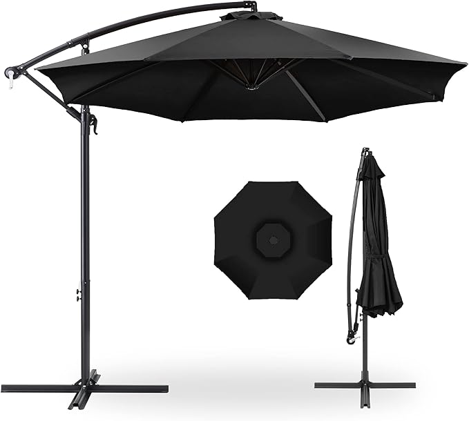 Best Choice Products 10ft Offset Hanging Market Patio Umbrella w/Easy – My Store