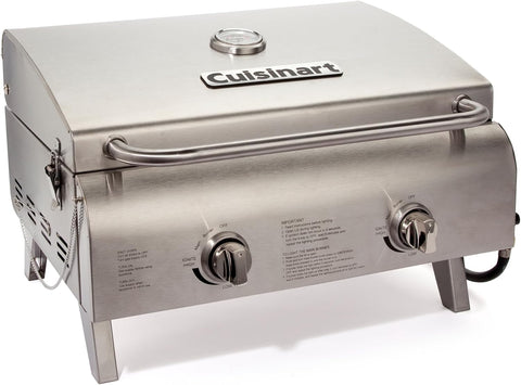 Cuisinart Chef's Style Tabletop Portable Propane Gas Grill