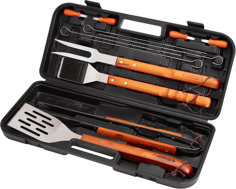 Cuisinart 13-Piece Wooden Grill Tool Set